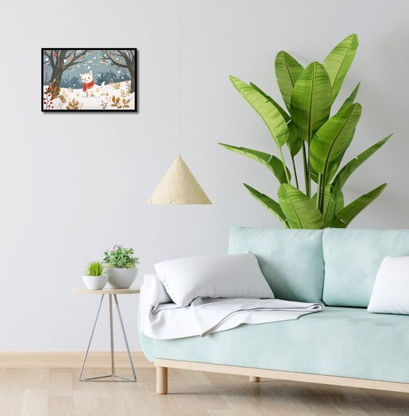 Plakat 45x30cm Śnieżny Kompan zdjęcie 4