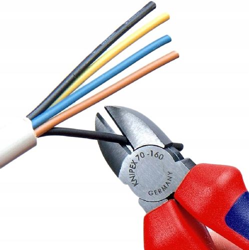 KNIPEX SZCZYPCE BOCZNE KOLOR 160mm na Arena.pl