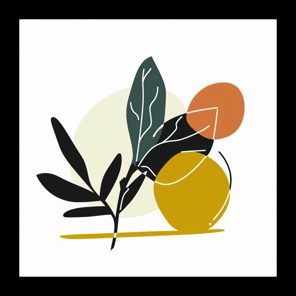 Plakat 20x20cm Elegancka Flora zdjęcie 2