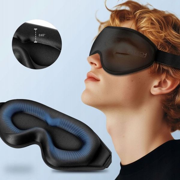 TECH-PROTECT EYESHADE SLEEP MASK MATTE BLACK zdjęcie 3