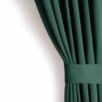CURT/AH/BLACKOUT/PLEAT/D.GREEN/140X270/1PC