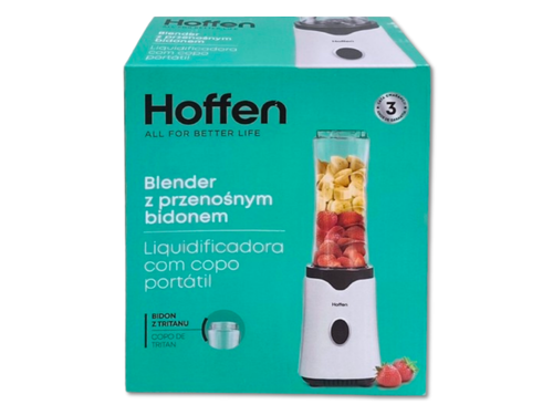 Blender Hoffen 350W z przenośnym bidonem - Biały na Arena.pl