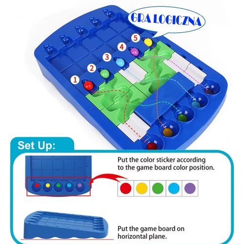 WOOPIE IQ Gra Logiczna Kulą do Celu Trening Mózgu Puzzle Labirynt Droga na Arena.pl