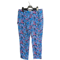 Boden Damskie Spodnie Wygodne Stylowe Niebiesko Różowe w Kwiatki Rozmiar 42