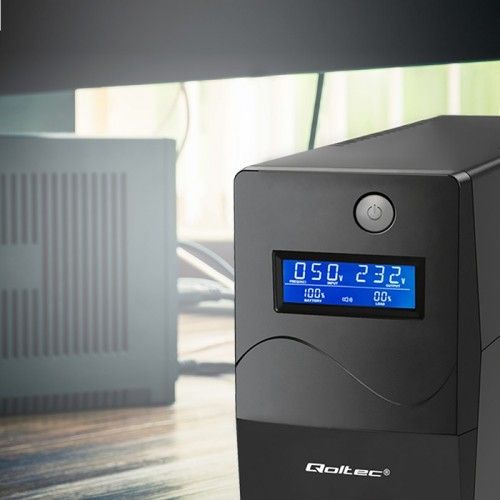 UPS Qoltec Monolith (650VA/360W, 2xSchuko, USB, LCD, AVR) na Arena.pl
