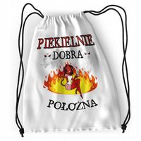 Plecak Dla Położnej Sportowy Szkolny Worek Torba Z Nadrukiem Ze Zdjęciem