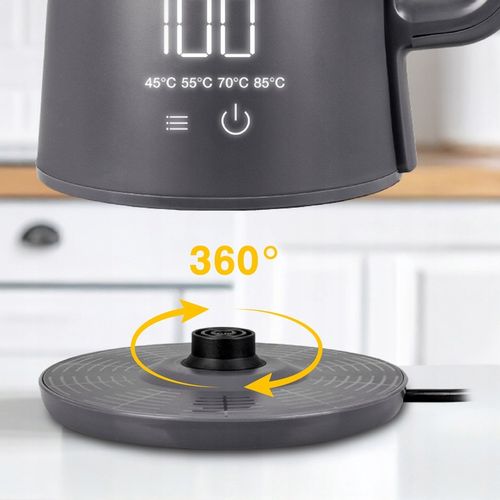 Czajnik bezprzewodowy z regulacją temperatury C515 szary 2000W 5 na Arena.pl
