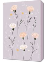 Obraz 40x60cm Wzory dla Dzieci, Dziewczynki Do Pokoju - Kwiaty