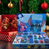 KALENDARZ ADWENTOWY ŚWIĄTECZNY LILO I STITCH ZESTAW DO ROBIENIA BRANSOLETEK