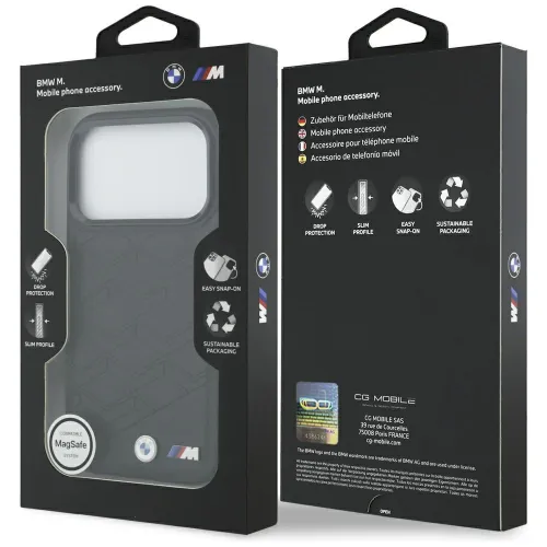 etui bmw m shape logo magsafe na iphone 17 pro - czarne na Arena.pl