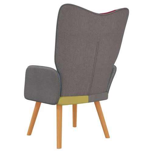 Fotel, patchwork, obity tkaniną na Arena.pl