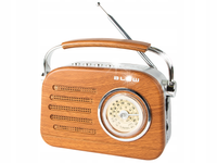 RADIO KUCHENNE RETRO BUDOWLANE PRZENOŚNE BLUETOOTH FM NA BATERIE SIECIOWE