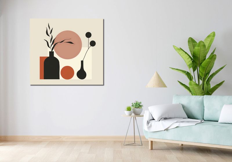 Obraz 100x90cm Stół Roślin zdjęcie 2