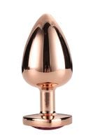 gleaming love rose gold plug large