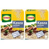 Cenos Kasza jęczmienna perłowa 400 g (4 torebki) x 2 sztuk