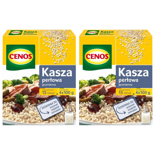 Cenos Kasza jęczmienna perłowa 400 g (4 torebki) x 2 sztuk na Arena.pl