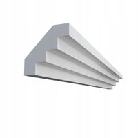Listwa przysufitowa 2m DLP19 8cm x 8cm schodki ozdobna sufitowa faseta