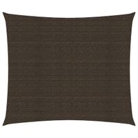 Żagiel przeciwsłoneczny, 160 g/m², brązowy, 2,5x3 m, HDPE