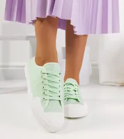 Zielone trampki damskie Rivas 37