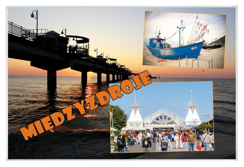 Międzyzdroje II - magnes szklany zdjęcie 1