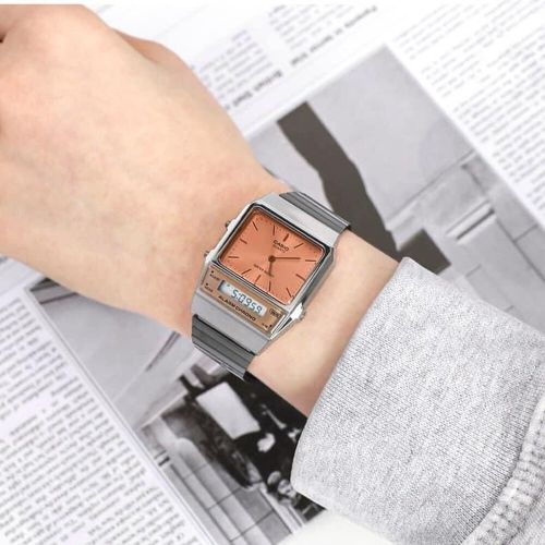 ZEGAREK UNISEX CASIO Vintage Dual Time AQ-800ECGG-4ADF + BOX na Arena.pl