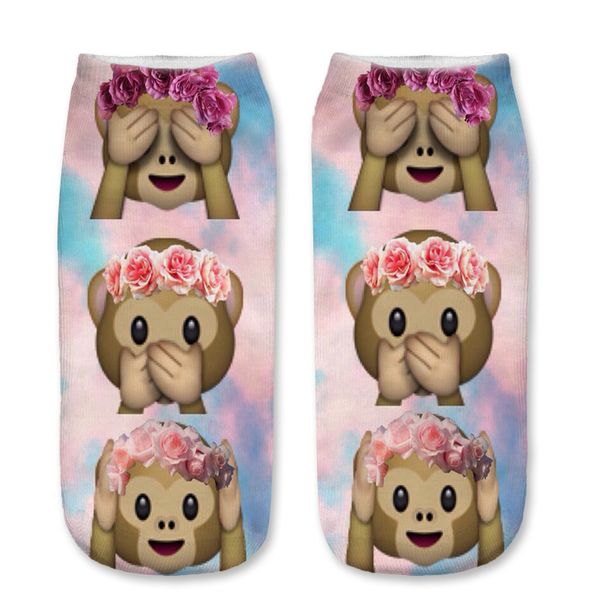 Skarpetki-stopki fullprint MONKEY zdjęcie 1