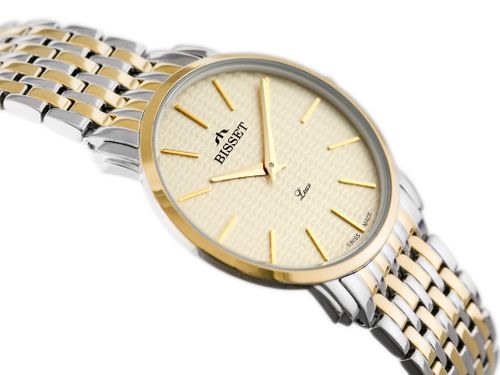 BISSET BSBE54 - silver/gold (zb554d) na Arena.pl