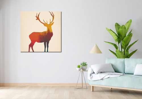 Obraz 90x90cm Światło Leśnego Monarchy na Arena.pl