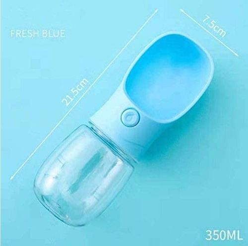 Przenośna Butelka Na Wodę Dla Psa 350Ml Niebieska na Arena.pl