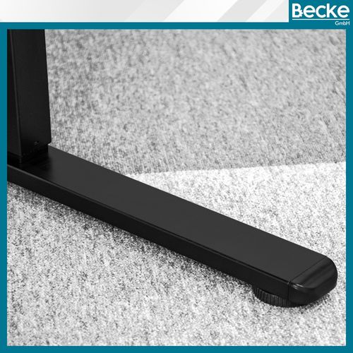 Biurko elektryczne automatyczne regulowane na stojąco 160x80 czarne na Arena.pl