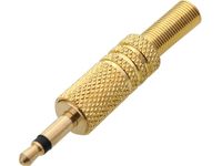 Wtyk Jack 3,5 MONO ZŁOTY