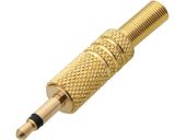 Wtyk Jack 3,5 MONO ZŁOTY
