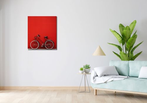 Obraz 60x70cm Czerwony Rower na Arena.pl