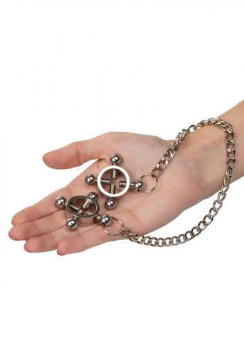 4 point nipple press w chain black na Arena.pl
