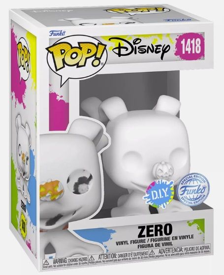 Funko POP! Disney TNBCH Zero 1418 DIY SE zdjęcie 1