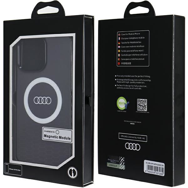 Etui Audi do iPhone 14 Pro Max, Czarny, MagSafe zdjęcie 7