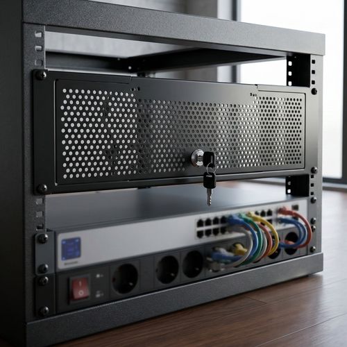 Panel osłonowy zamykany Rack 19" 3U Millenium Protection Panel Key na Arena.pl