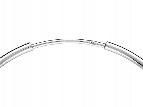 Kolczyki kółka srebrne pr 925 klasyczne koła 6 cm na Arena.pl