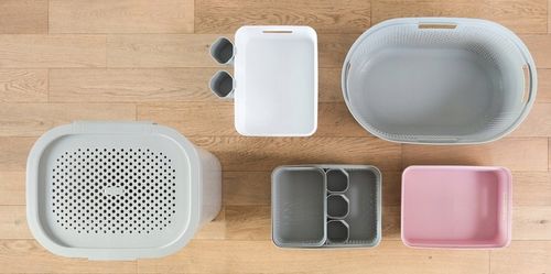 Kosz na pranie Curver INFINITY 60L szary brudownik na Arena.pl