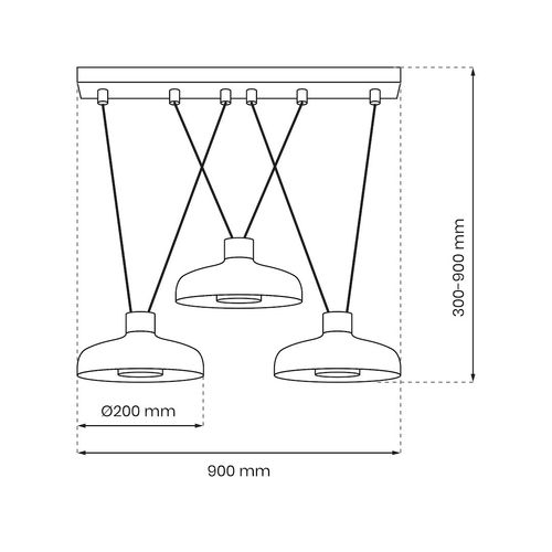 Lampa wisząca LINEA 3xGX53 na Arena.pl