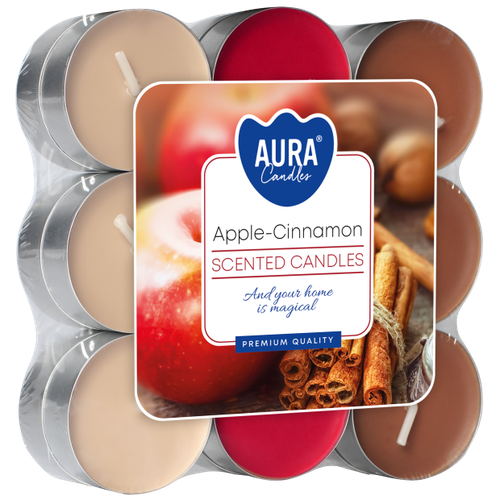 Podgrzewacze zapachowe BISPOL Aura p15-18-87 (Jabłko & Cynamon) 4h 18szt. na Arena.pl