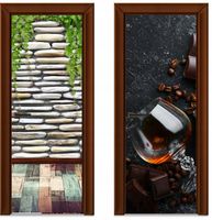 Naklejka samoprzylepna Okleina na Drzwi Szafę 3D