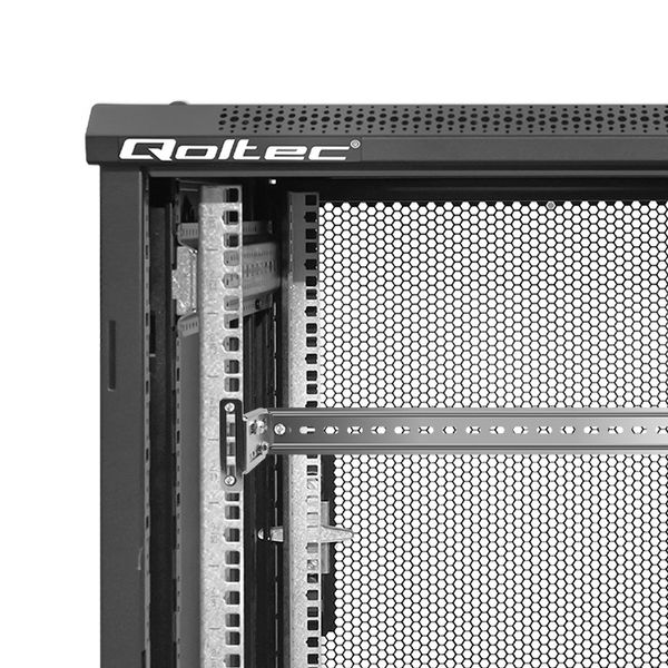 Qoltec Uchwyt na szynę DIN35 do szaf RACK 19" zdjęcie 2