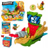 PIRATIX statek Sky Hunter + FORTECA i Figurka Golden Treasure figurki seria