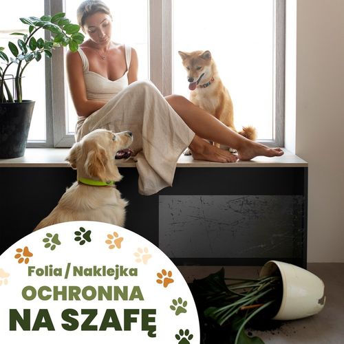 FOLIA OCHRONNA Drzwi Meble PRZECIW DRAPANIU Samoprzylepna BEZBARWNA 100x50 na Arena.pl