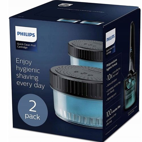 PHILIPS CC12/50 QUICK CLEAN wkład czyszczący do golarki 2szt ORYGINAŁ na Arena.pl