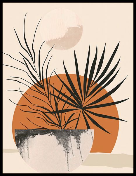 Plakat 50x65cm Palmowy Zachód zdjęcie 2