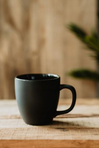 B.DUŻY KUBEK CZARNY MATOWY Z WŁASNYM NADRUKIEM DO KAWY NA PREZENT na Arena.pl