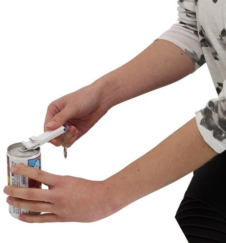 Brelok DOUBLE OPEN, biały, niebieski na Arena.pl