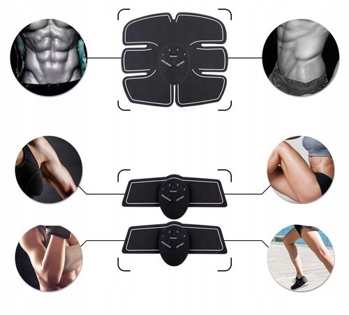 ELEKTROSTYMULATOR STYMULATOR MIĘŚNI BRZUCHA EMS na Arena.pl